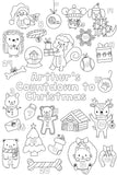 Animal Christmas Countdown Name Poster